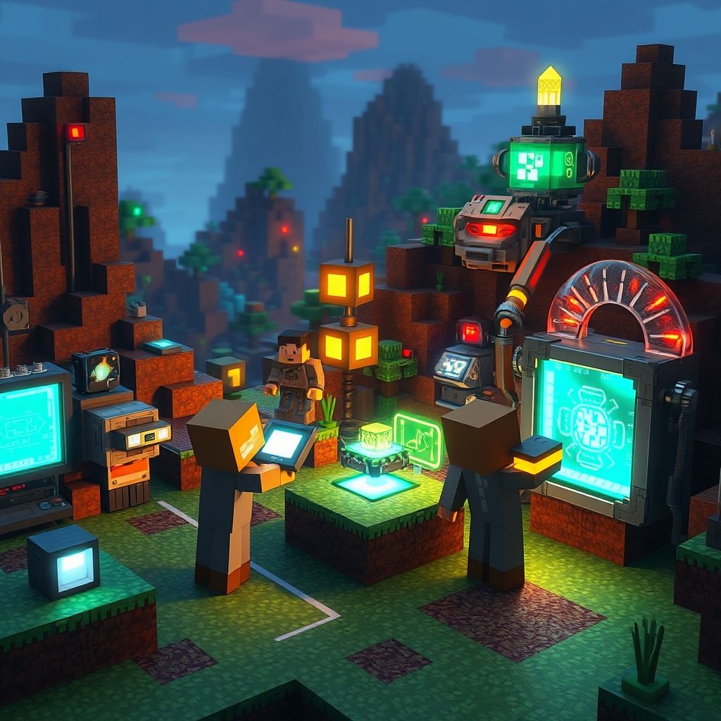 การใช้เทคโนโลยีใน Minecraft Movie